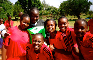 Members of Daraja's Soccer (Football) Team